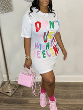 Indiebeautie Slogan Tee Dress